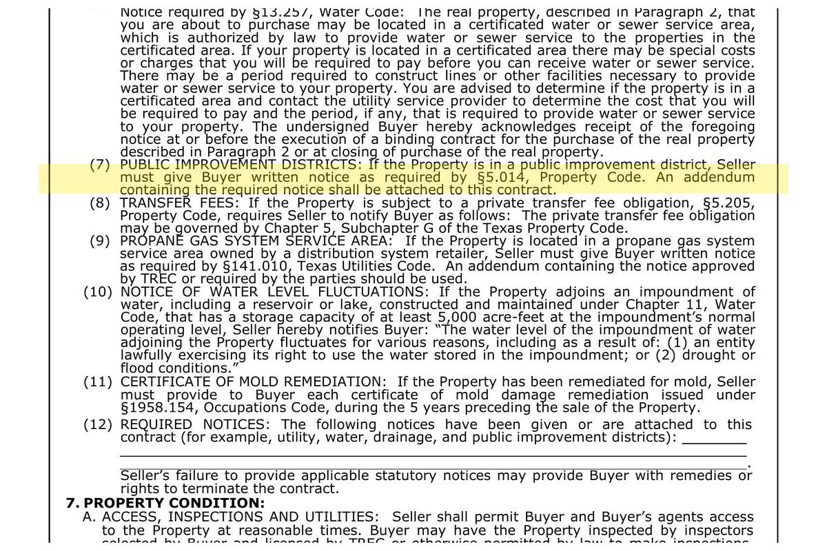 PID Disclosure in Texas — What Sellers Need to Know
